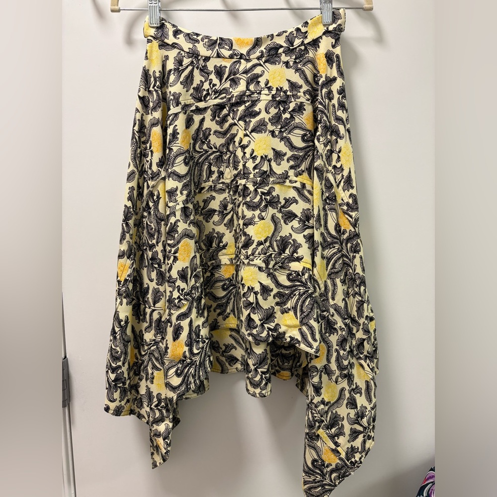 Proenza Schouler Asymmetic Hem Floral Midi Skirt Size 2 NWT - Picture 7 of 14